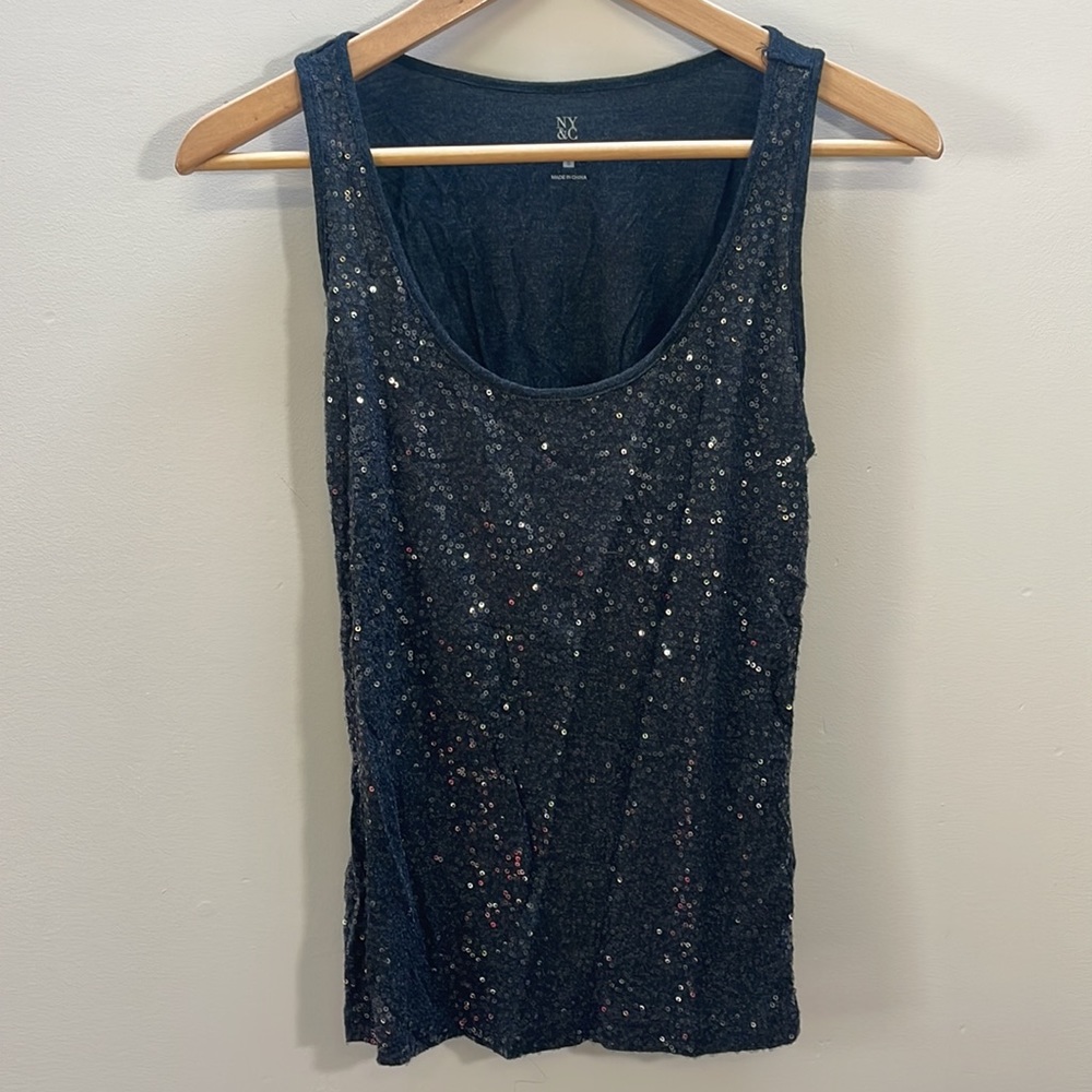 NY&C Sequin Tank Top